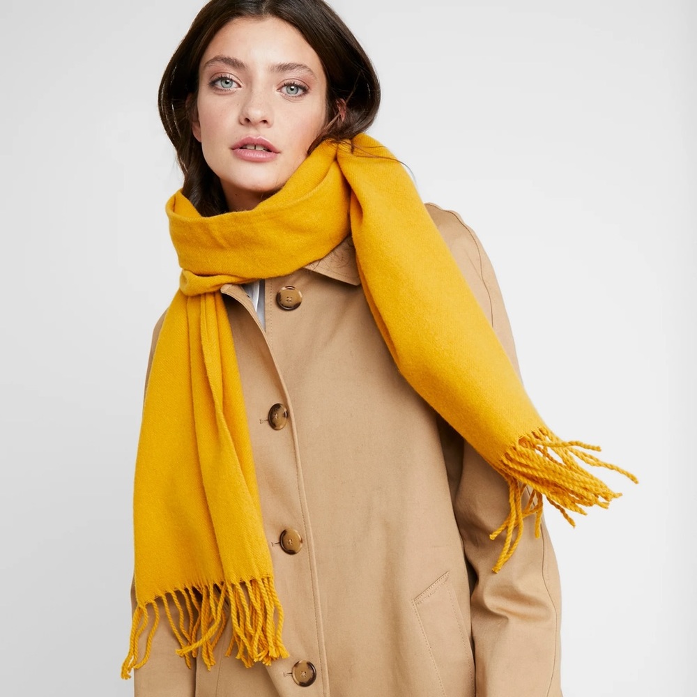 - NWT: Topshop Mustard yellow soft scarf Nordstrom